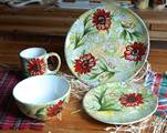 Tuscan Daisy Ceramic Designs