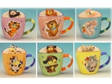 Ceramic Animal Mugs  (set of 6)