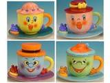 Ceramic Grimace Cup and Saucer